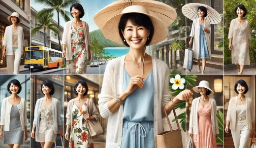 【ハワイでの服装】50代女性に最適な着こなしと季節別おすすめコーデ