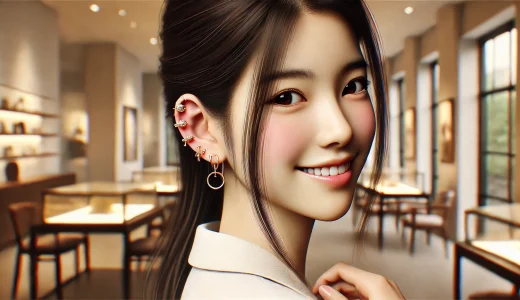 ピアス位置かわいい韓国式スタイル大全！流行デザインと人気ブランドまとめ