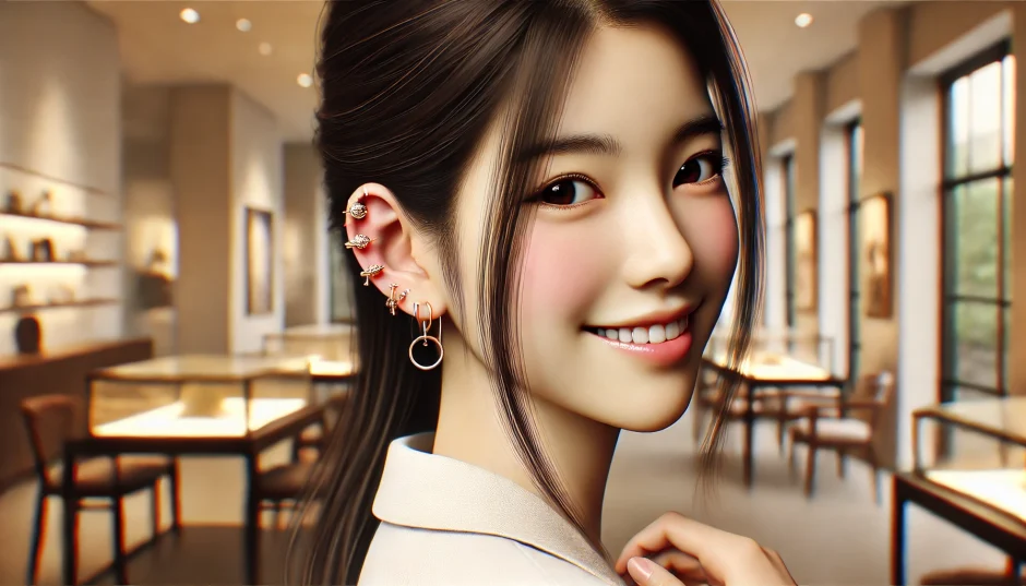 ピアス位置かわいい韓国式スタイル大全！流行デザインと人気ブランドまとめ