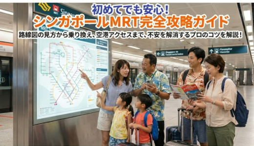 【初心者向け】シンガポールの電車路線図の見方とMRT完全ガイド