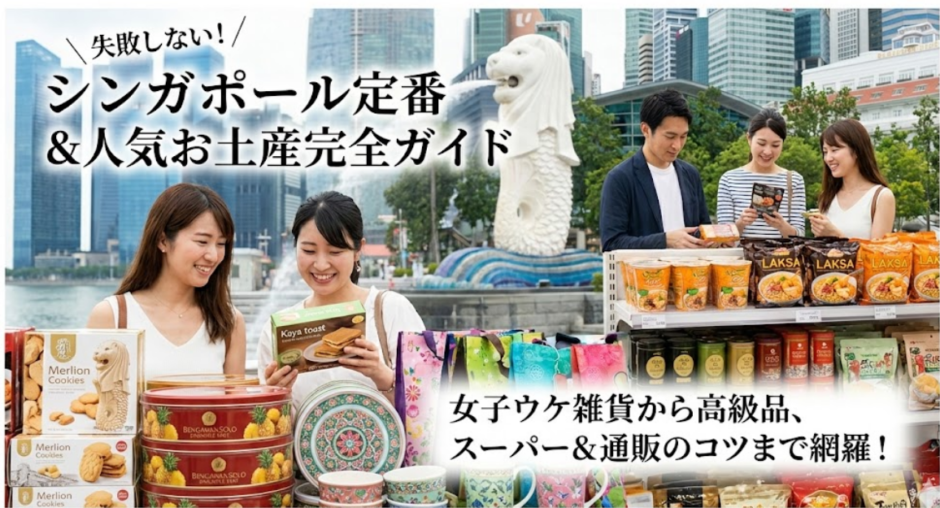 【定番から高級まで】シンガポールで有名なお土産厳選まとめ