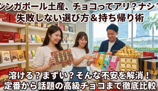 シンガポールでチョコレートが有名なお店と持ち帰り時の注意点