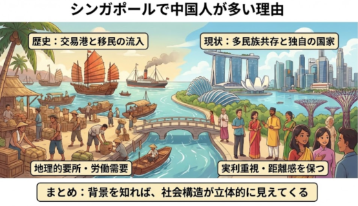 シンガポールに中国人が多い理由を歴史と移民から徹底解説