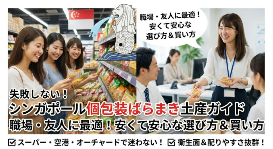 シンガポールのばらまき土産は個包装で失敗しない買い方と注意点