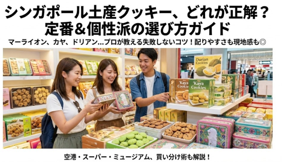 シンガポールのクッキーの有名どころはコレ！有名店から定番まで迷わない選び方
