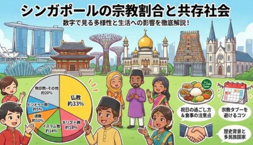 シンガポールの宗教割合を徹底解説！歴史・民族・行事まで網羅