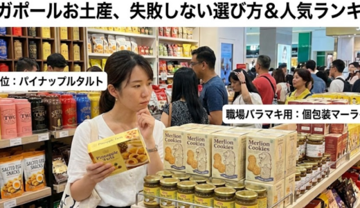 シンガポールの有名なお菓子ランキングと失敗しない選び方を解説