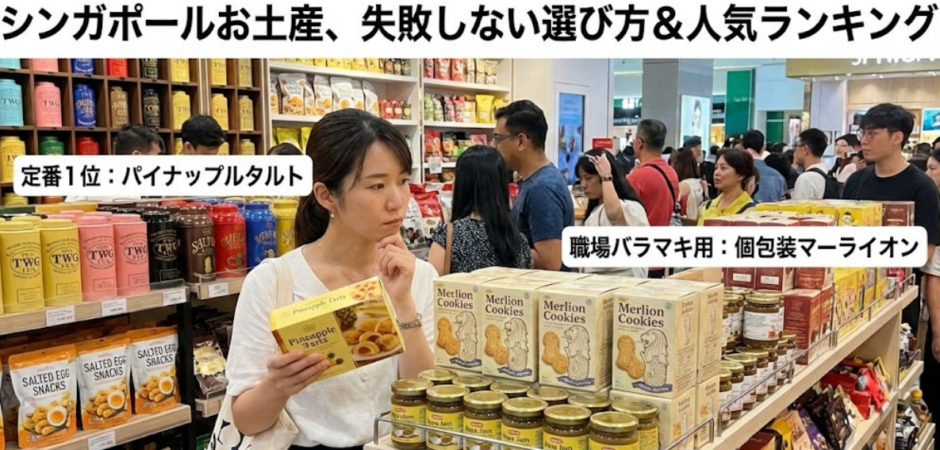 シンガポールの有名なお菓子ランキングと失敗しない選び方を解説