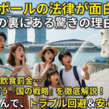シンガポールの法律が面白いと話題な理由｜日本人が驚く厳しい決まり