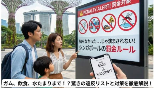 シンガポールの罰金一覧を完全解説！観光前に必ず知る違反と対策