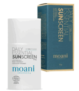 モアニ・オーガニクス デイリーエッセンシャル サンスクリーン SPF50+ PA++++（顔・からだ用）