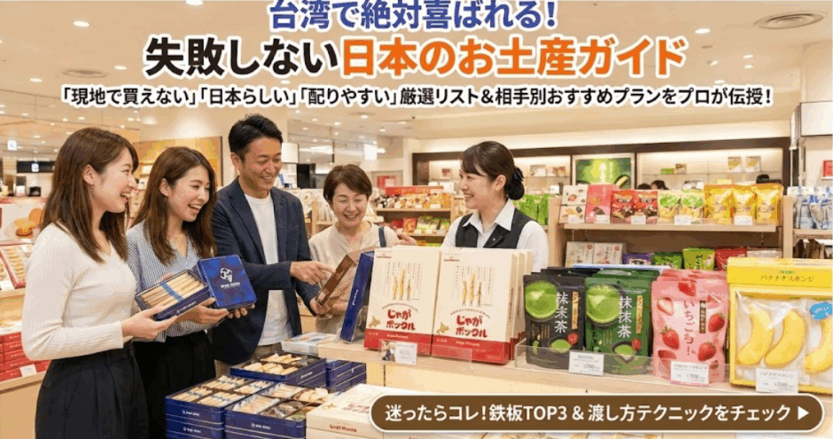 台湾で本当に喜ばれる日本のお土産13選｜失敗しない定番〜レア品まで