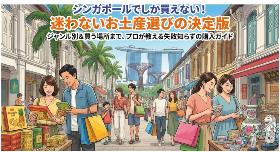 現地で迷わない！シンガポールでしか買えないものと賢い買い方